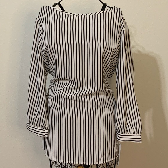 Apt. 9 Tops - Apt 9 tie front boatneck blouse size s.